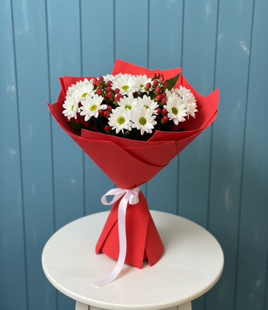 Букет цветов из: Хризантемы в Южноуральске