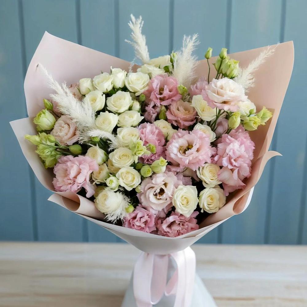 Букет цветов из: Альстромерии и Розы в Южноуральске