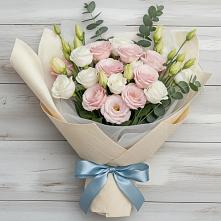 Букет цветов из:  Лизиантусы в Южноуральске