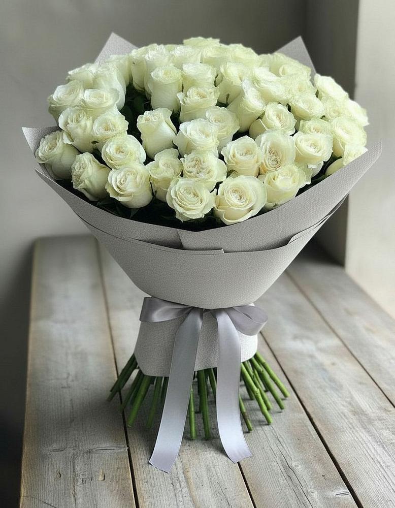Букет 35 Белых роз в Южноуральске
