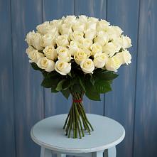 Букет 51 Белая роза Эдлесс Лав #REPLACE_PRED# Южноуральске