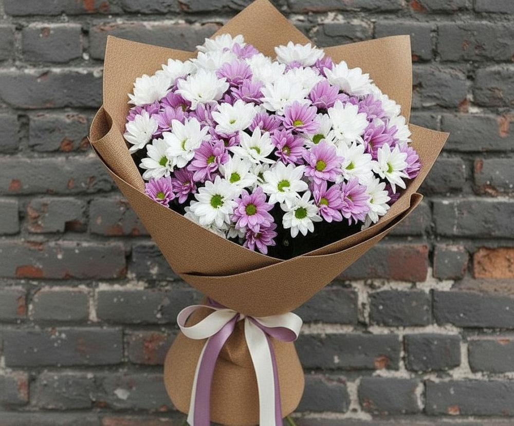 Букет цветов из: Хризантемы в Южноуральске