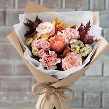 Букет цветов из:  Гвоздики, Хризантемы и Розы #REPLACE_PRED# Южноуральске