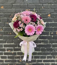 Букет цветов из:  Герберы и Хризантемы #REPLACE_PRED# Южноуральске