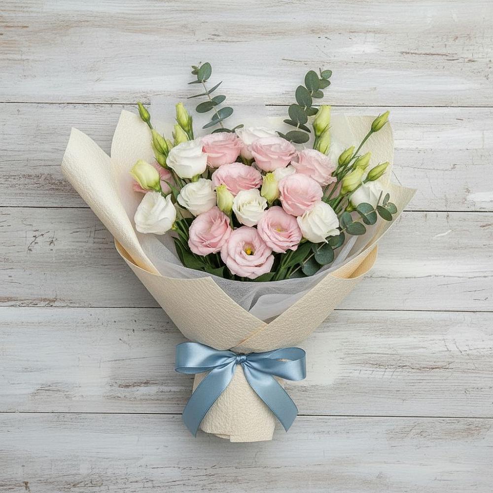 Букет цветов из: Лизиантусы в Южноуральске